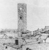 1913 - La torre del Moro a Orvieto